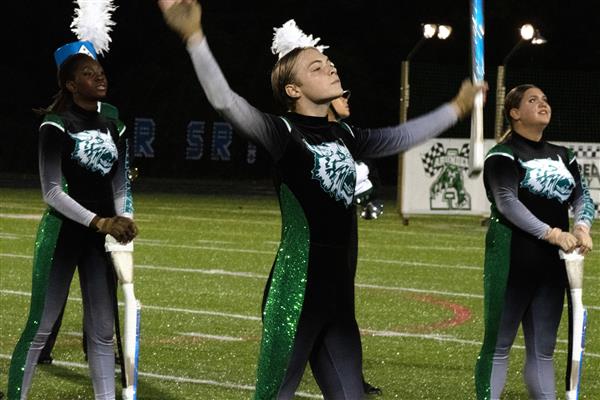 Arundel High School Marching Band Performing